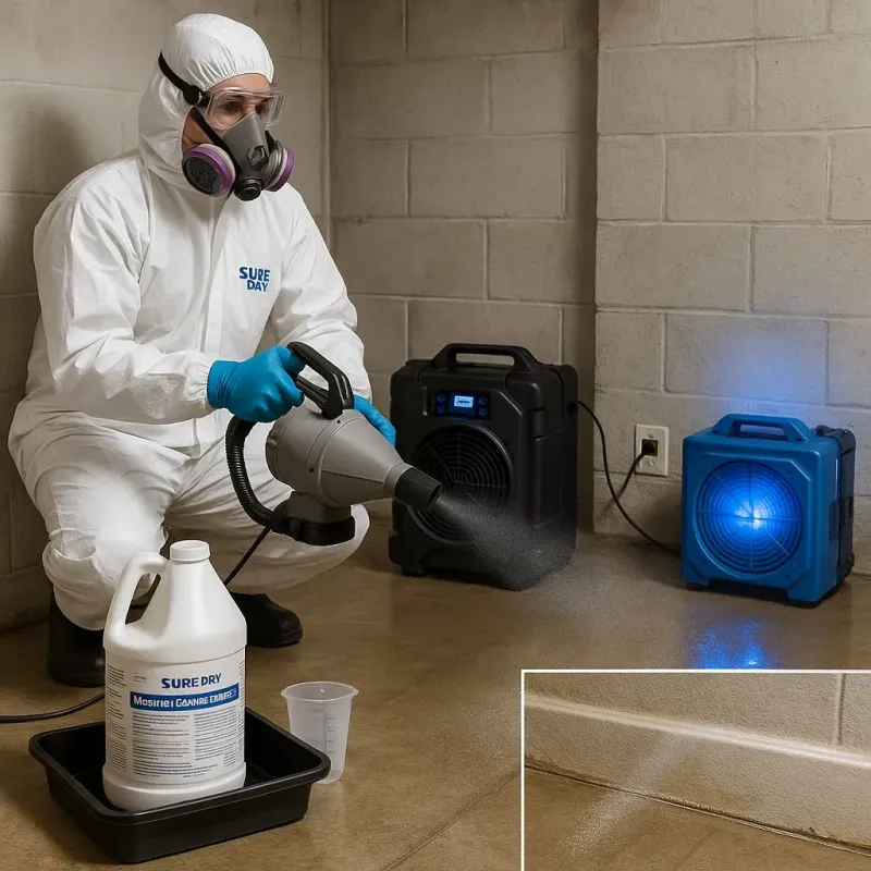 Sanitization and Odor Removal process in Bellport, NY