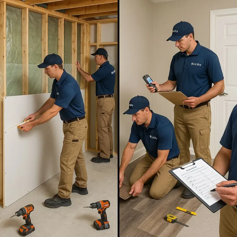 Repairs and Reconstruction process in Bellport, NY